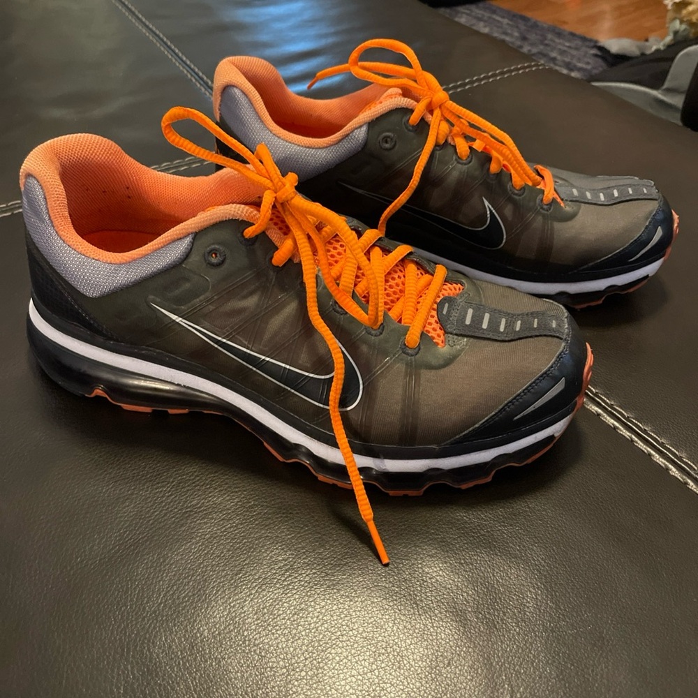 Nike Air Max+ 2009 Black Orange 354744-005 Mens 10